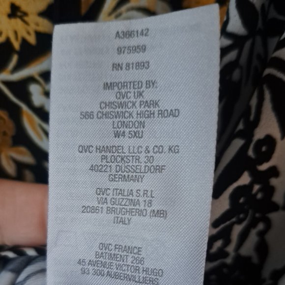 Susan Graver women's tie neck floral print long sleeve top Sz L - Picture 6 of 8